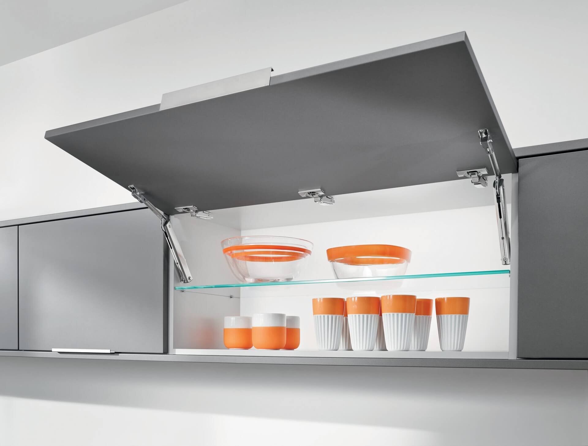 Phiên bản AVENTOS HK-XS thu gọn dành cho tủ khoang nhỏ
