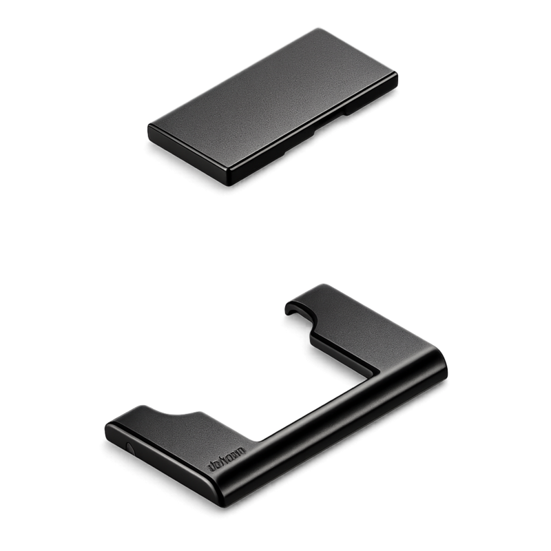 (110°) Nắp đậy cho tay, chén bản lề Blum CRISTALLO 70.4503.ONS 6102697 70T4504.ONS 3994231 (Onyx black)