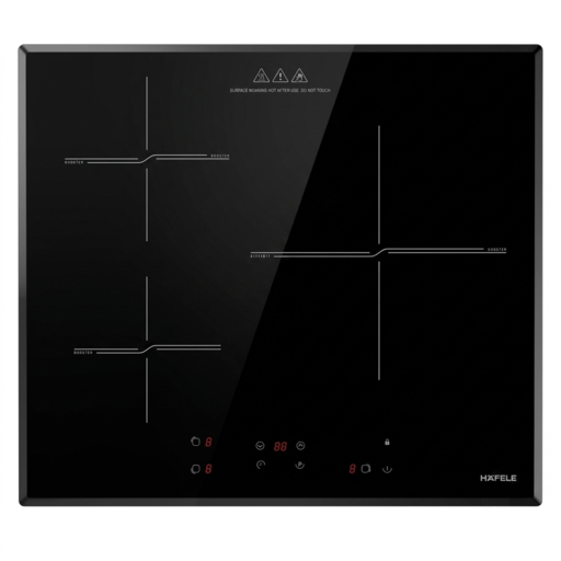 (60cm,6.0kW) Bếp từ HAFELE 3 vùng nấu 536.61.912 HC-I6031KB