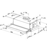 (60cm,440m3/h) Hút mùi HAFELE HC-H6013TB 533.89.000 (rút)