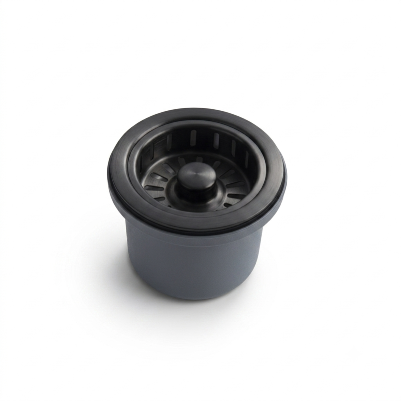 (Black) Chén xả chậu bếp inox HAFELE 567.24.503