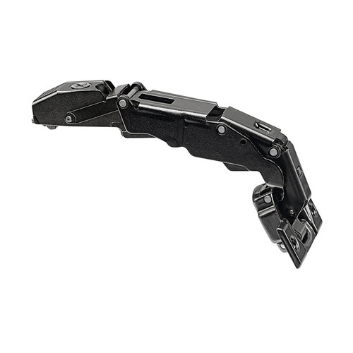 (A,16-31mm,155°,GC) Bản lề Blum góc rộng 155° tích hợp giảm chấn 71B7550 8671120 (trùm ngoài, Onyx black, CLIP top BLUMOTION)