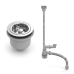 Bộ xả chậu inox 1 hố HAFELE 567.25.830 567.24.490 567.24.491