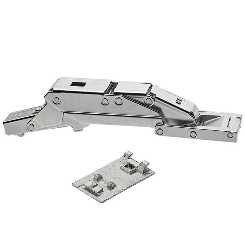 (3-8mm,110º,GC) Bản lề cánh kính CRISTALLO Blum giảm chấn 71B4500C 2650369 (Nickel, CLIP top BLUMOTION)