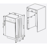 (45cm, mở cửa) Máy rửa bát HAFELE HDW-B4512B 533.23.340 (10 bộ)