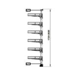 (X600,H1720-2020) Phụ kiện tủ cao HAFELE 595.82.805 KOSMO KARA VARIO