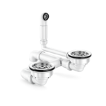 Bộ xả chậu đá 2 hố HAFELE 570.35.916