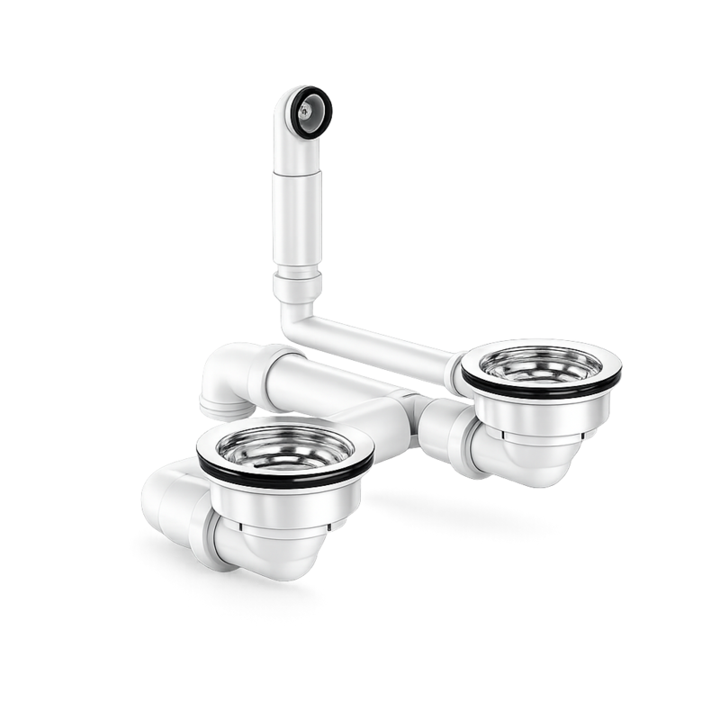Bộ xả chậu đá 2 hố HAFELE 570.35.916