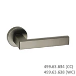 (SET E) Bộ tay nắm gạt HAFELE 499.63.634 499.63.638 (Xám ghi)