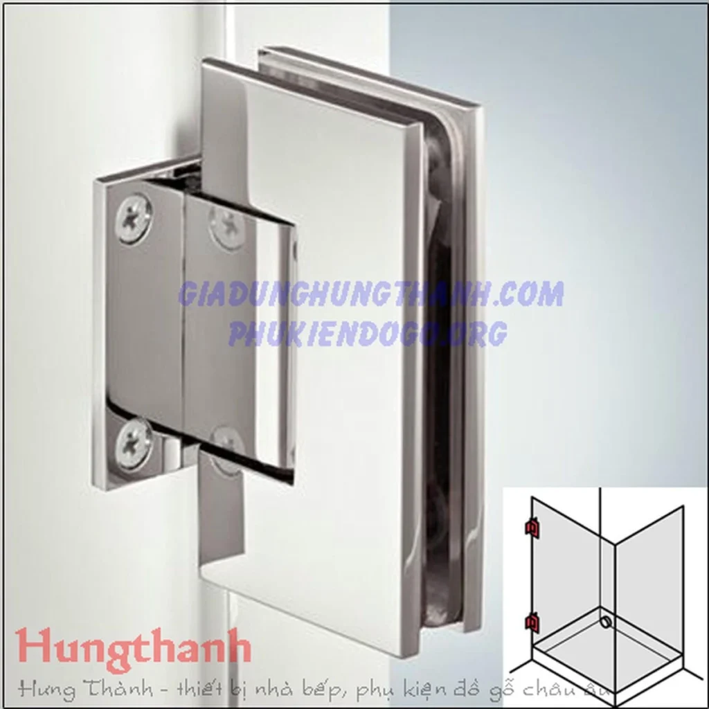 Bản lề tường – kính cabin tắm Hafele 981.77.900