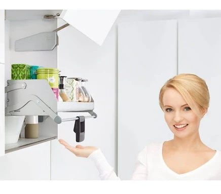 (600mm) Giá nâng hạ đơn Kessebohmer 504.68.913 iMOVE (Khay trắng)