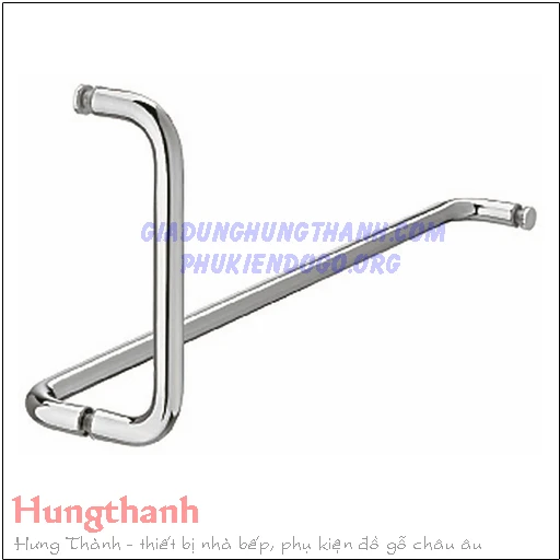 (275 x 425mm) Tay nắm kéo phòng tắm kính HAFELE 903.04.151 (Inox304 bóng)