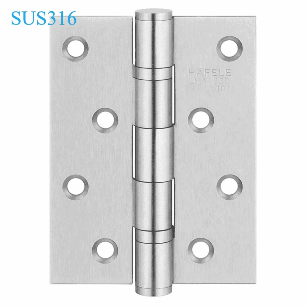 (70kg,102x76mm, 2BB) Bản lề lá HAFELE 926.20.112 (inox mờ)