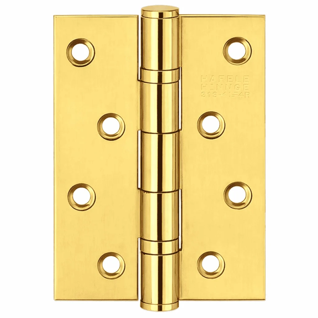 (70kg,102x76mm, 2BB) Bản lề lá HAFELE 926.20.881 (vàng bóng)