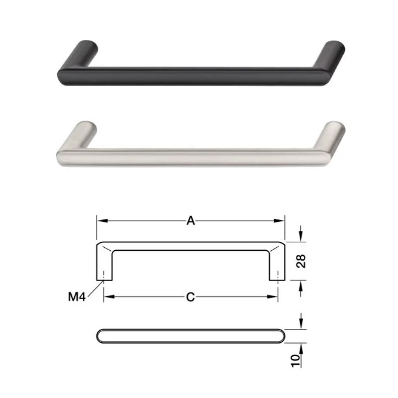 (106/96mm,170/160mm) Tay nắm tủ HAFELE H2575 106.71.380 106.72.382 106.71.390 106.71.392