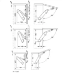 (H600mm) Tay nâng HAFELE Free Flap H1.5