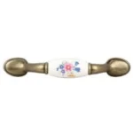 (127mm) Tay nắm tủ HAFELE 121.26.141 hoạ tiết sứ