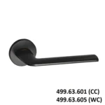 (SET A) Bộ tay nắm gạt HAFELE 499.63.601 499.63.605(Đen mờ)