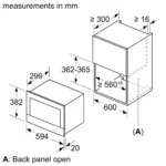 (21L) Lò vi sóng BOSCH Series 8 BFL634GB1 (Không đĩa xoay)