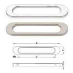 (196/160mm, 228/192mm) Tay nắm tủ HAFELE, H1315 110.34.216 110.34.3217 110.34.616 110.34.617