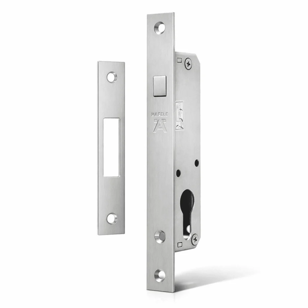 (BS30mm) Thân khóa cửa trượt HAFELE 911.26.672 (inox mờ)