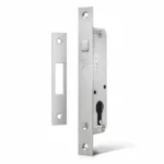 (BS30mm) Thân khóa cửa trượt HAFELE 911.26.672 (inox mờ)