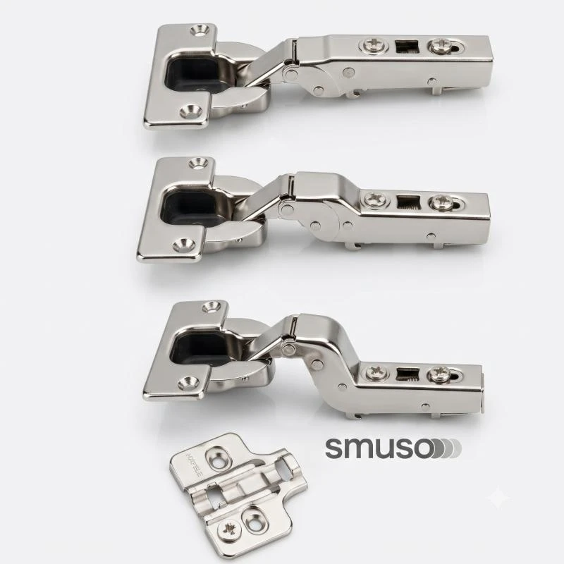 (SM,95°,GC,thép) Bản lề tủ HAFELE 315.08.850 315.08.851 315.08.852 METALLA SM (gỗ dày)