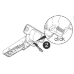Chặn góc mở 86 độ cho bản lề 107 độ, Blum 74.1103 6285154