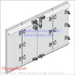 (Fold VF 40kg) Cửa tủ trượt xếp HAFELE 409.61.000 Slide Fold 40 MF Flex