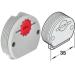 (IF, 20kg) Cửa trượt thẳng HAFELE Slido classic 20 IF F-line12 (lọt lòng)