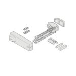 (F-FOLD61 50A) Cơ cấu mở tự động HAFELE 409.36.012 409.36.013