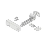 (F-FOLD61 50A) Cơ cấu mở tự động HAFELE 409.36.012 409.36.013