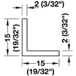 (F-FOLD61 50A) Ray dẫn hướng dưới HAFELE 409.36.802