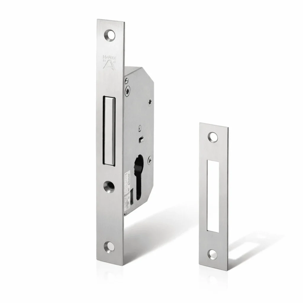 (BS40mm) Thân khóa cửa trượt HAFELE 911.26.277 (inox mờ)