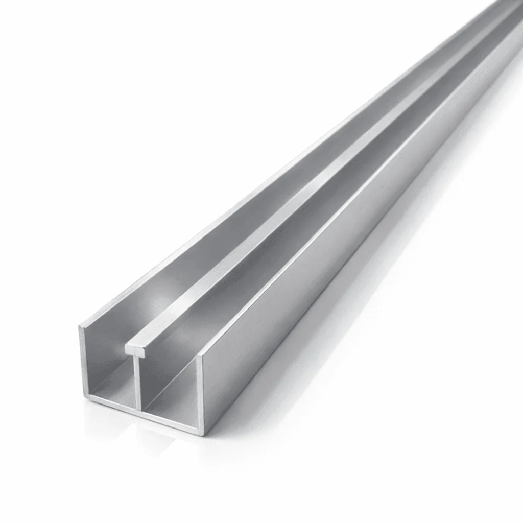 (IF 25 G) Ray đôi dẫn hướng HAFELE 415.10.802 cho cửa trượt kính Slido Classic  25 IF G