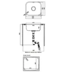 (440mm) Chậu bếp inox HAFELE 567.24.000 HS20-SSN1R50