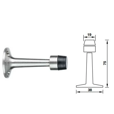 (75mm) Chặn cửa gắn tường HAFELE 489.70.204