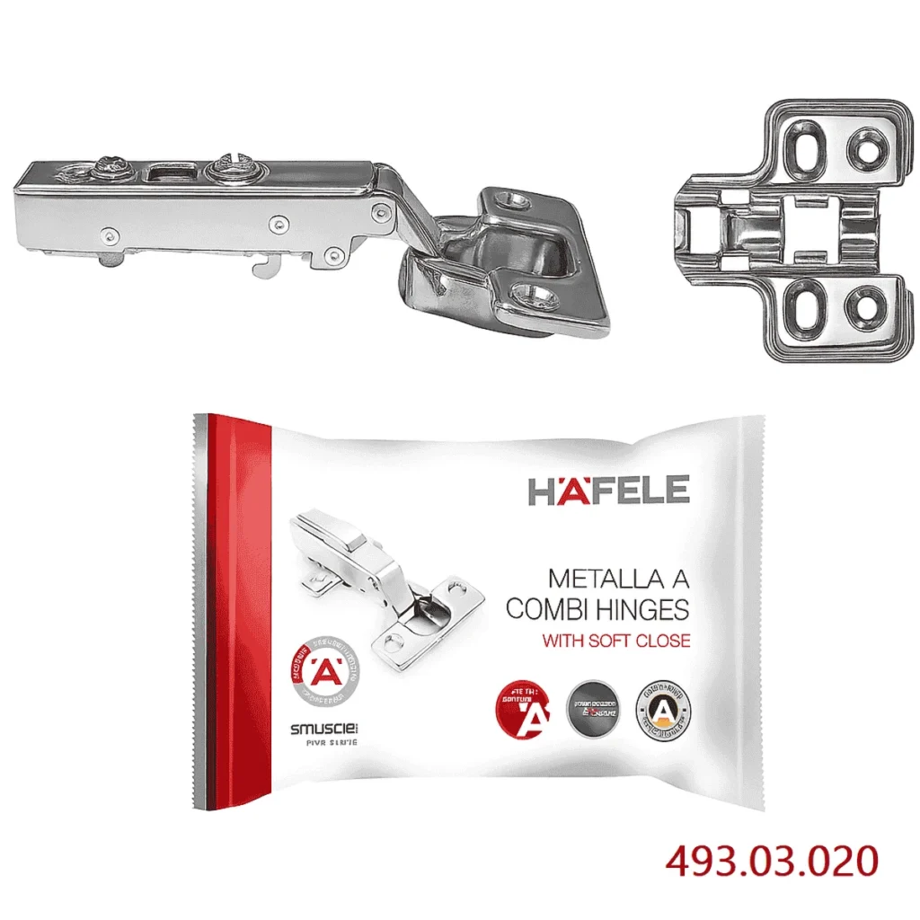 (SM,110º,GC,DIY) Bản lề tủ HAFELE 493.03.020 493.03.022 493.03.023 METALLA SM (thép)