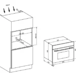 (38L) Lò vi sóng-nướng HAFELE HC-MWO381B 495.10.044  (Sense Series)