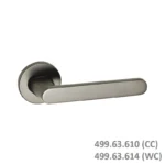 (SET B) Bộ tay nắm gạt HAFELE 499.63.610 499.63.614 (Xám ghi)