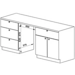 (60cm, mở cửa, Ion, UV) Máy rửa HAFELE HDW-FI60D 533.23.320 (âm toàn phần)