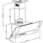 (90cm,900m3/h) Hút mùi HAFELE HC-H902WB 533.87.379 (Kính nghiêng)