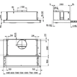 (60cm,440m3/h) Hút mùi HAFELE HH-S60A 533.89.041 (rút)