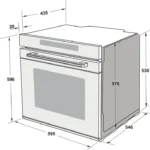 (72L) Lò nướng-hấp HAFELE HSO-8T72A 538.61.461 (800 Series. Gia nhiệt đối lưu)