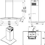 (90cm,900m3/h) Hút mùi HAFELE HH-WG90B 539.81.185 (kinh cong)