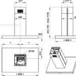 (90cm,900m3/h) Hút mùi HAFELE HH-IS90A 539.81.715 (đảo treo trần)