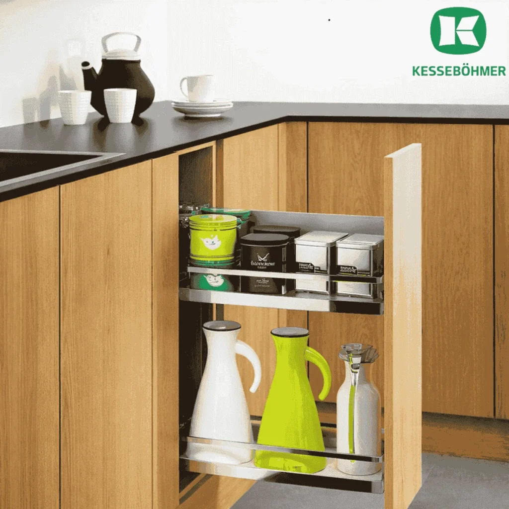 (K, 250mm) Rổ đa năng Kesseböhmer Comfort II 545.53.760 545.53.761