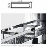 (K, 150mm) Rổ đa năng Kesseböhmer 545.61.028