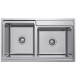 (860mm,combo) Chậu bếp inox HAFELE 567.20.546 HS20-SSN2S90L