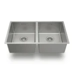 (750mm) Chậu bếp inox HAFELE 567.24.427 SATIN R25 HS24-SSN1S-750-BR